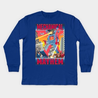 Mechanical Mayhem Kids Long Sleeve T-Shirt